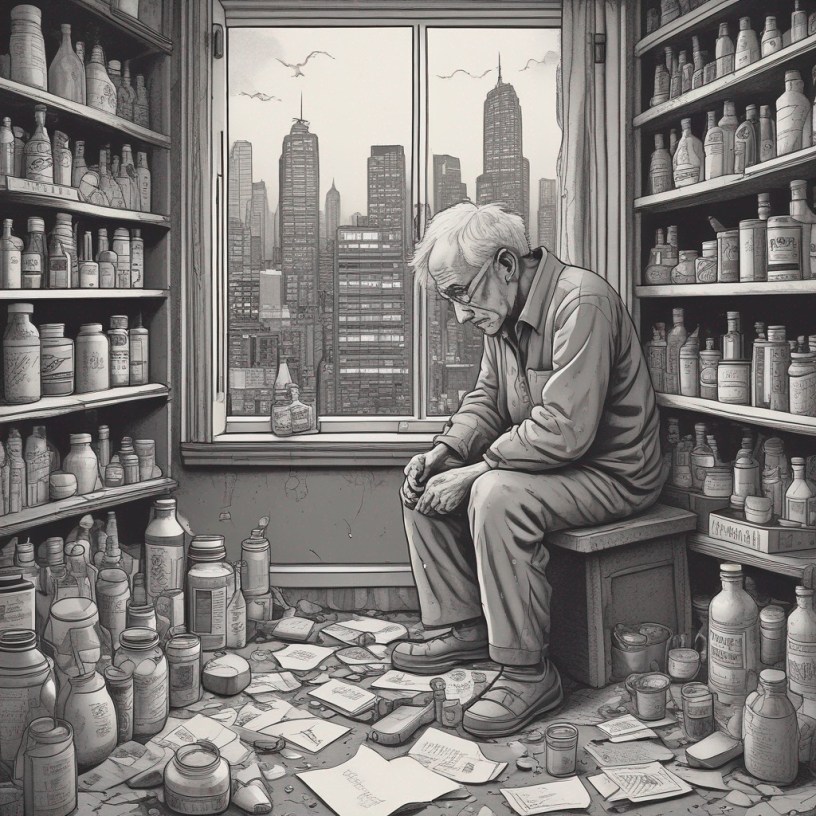 Living with chronic pain. Trapped in the world of pills and pain.