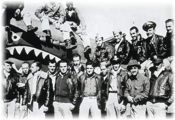 Flying Tiger Personnel in China circa 1941 - 1944