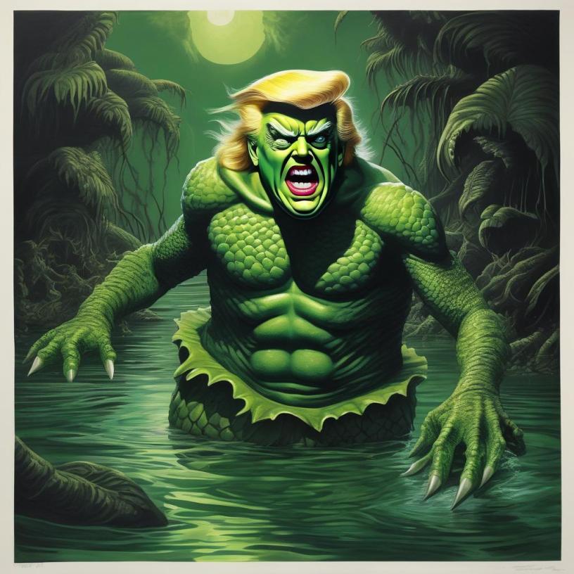 Trump as the Swamp Thing