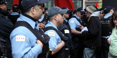 Occupy Chicago May Day - Illinois Police